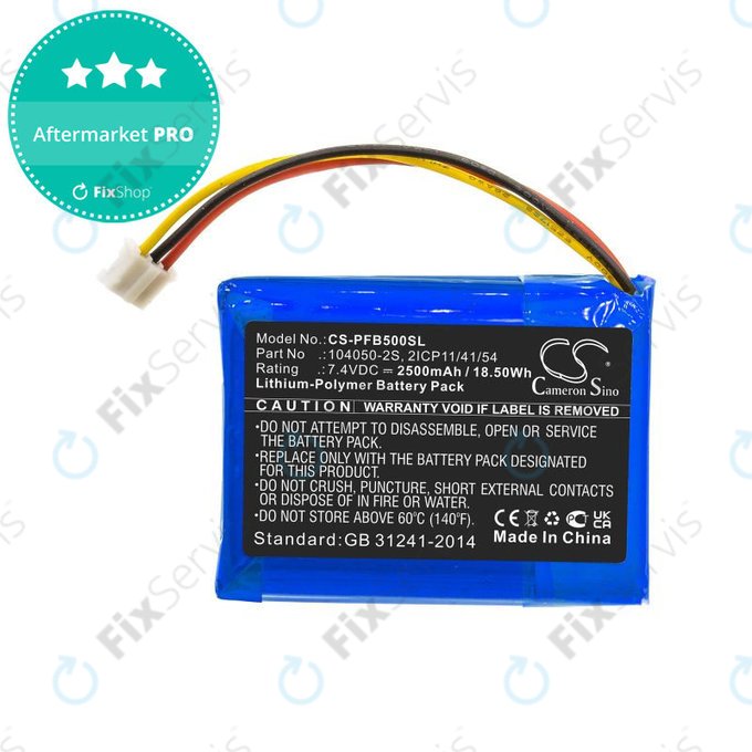 Batéria pre Philips Fidelio B5/12, Fidelio HTL9100, Fidelio HTL9300, 2500mAh, Li-Pol, 7.4V, 104050-2S, HQ