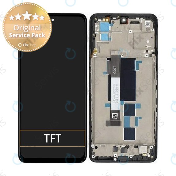 Xiaomi Poco X3 GT 21061110AG - LCD Displej + Dotykové Sklo + Rám (Stargaze Black) - 560003K10A00 Genuine Service Pack