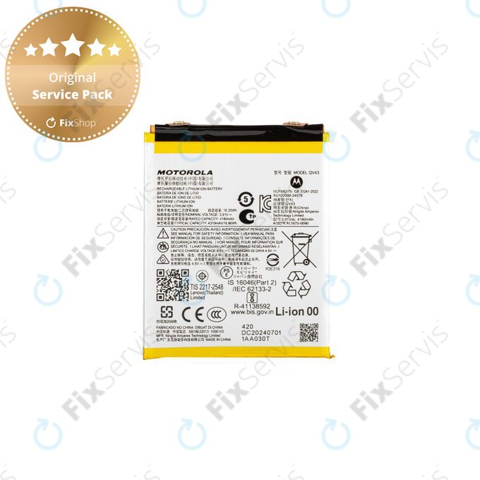 Motorola Edge 50 Neo, ThinkPhone 2025 - Batéria QV43 4300mAh - SB18E23273 Genuine Service Pack