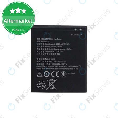 Lenovo A6000, Vibe C A2020 - Batéria BL242 2300mAh