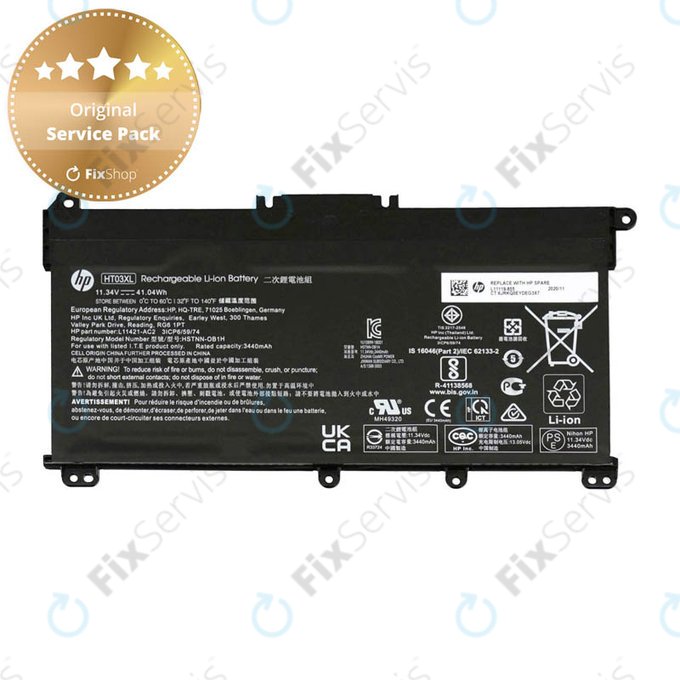 HP 15-da0032nc - Batéria Li-Ion 11.4V 3440mAh - 77052359 Genuine Service Pack