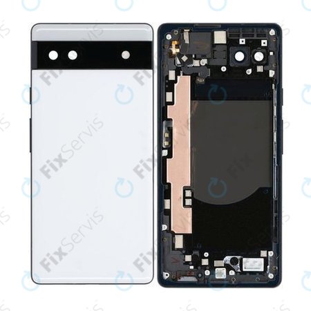 Google Pixel 6a GX7AS GB62Z - Zadný Housing (Chalk)