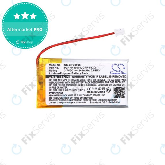 Batéria pre Plantronics, Avaya, 240mAh, Li-Pol, 3.7V, 65358-01, HQ