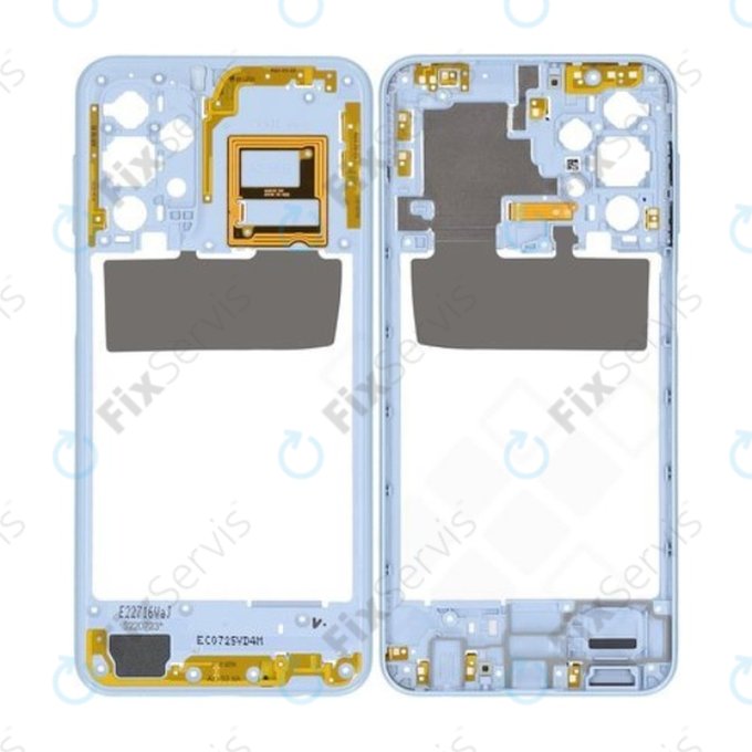 Samsung Galaxy A23 5G A236B - Stredný Rám (Awesome Blue) - GH98-47823C Genuine Service Pack