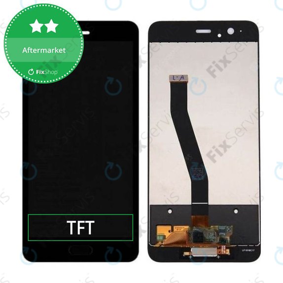 Huawei P10 - LCD Displej + Dotykové Sklo (Black) TFT