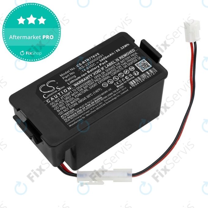 Rowenta RR7774, RR7755, Tefal RG7765 - Batéria RS-2230002091 Li-Ion 14.8V 3400mAh HQ