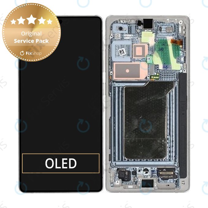 Samsung Galaxy S25 Ultra - LCD Displej + Dotykové Sklo + Rám (Titanium Silver) - GH82-36387A Genuine Service Pack