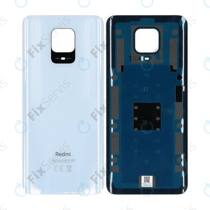 Xiaomi Redmi Note 9 Pro - Batériový Kryt (Glacier White) - 55050000751Q Genuine Service Pack
