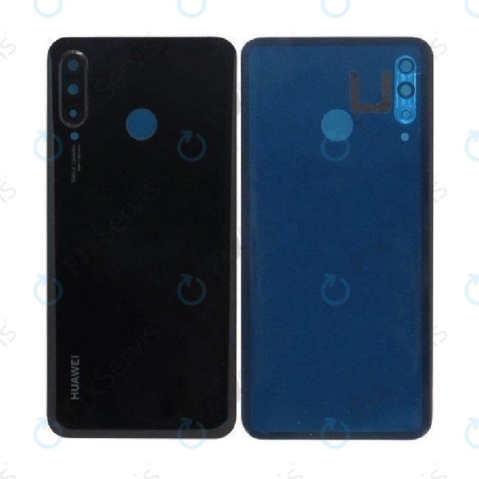 Batériový kryt komplet (48MP) pre Huawei P30 Lite, Midnight Black