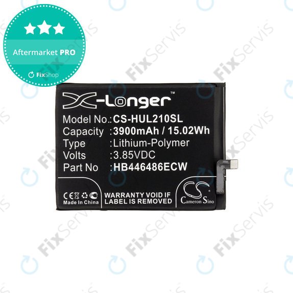 Batéria pre Huawei P Smart Pro 2019, 3900mAh, Li-Pol, 3.85V, HB446486ECW, HQ