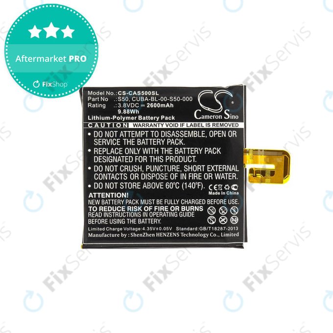 Caterpillar CAT S50 - Batéria CUBA-BL-00-S50-000 2600mAh HQ