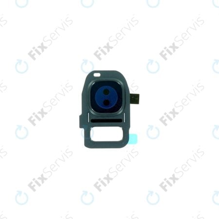 Samsung Galaxy S7 Edge G935F - Rám Sklíčka Zadnej Kamery (Black) - GH98-39403A Genuine Service Pack