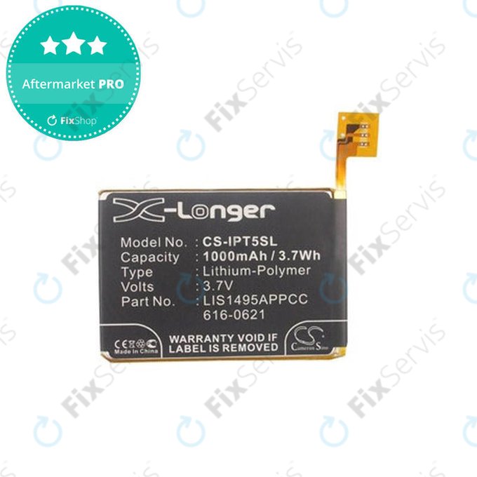 Apple iPod Touch (5th Gen) - Batéria 616-0621 1000mAh HQ