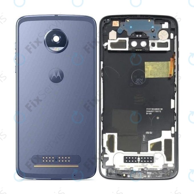 Motorola Moto Z2 Play XT1710-09 - Batériový Kryt (Blue/Silver)