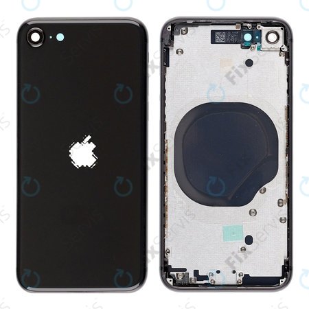 Apple iPhone SE (2nd Gen 2020) - Zadný Housing (Black)