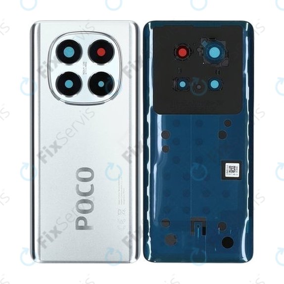 Xiaomi Poco X7 24095PCADG - Batériový Kryt (Silver) - 5600060O16P00 Genuine Service Pack