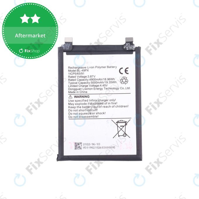 Infinix Note 30 Pro, 30 VIP X6710 - Batéria BL-49PX 5000mAh