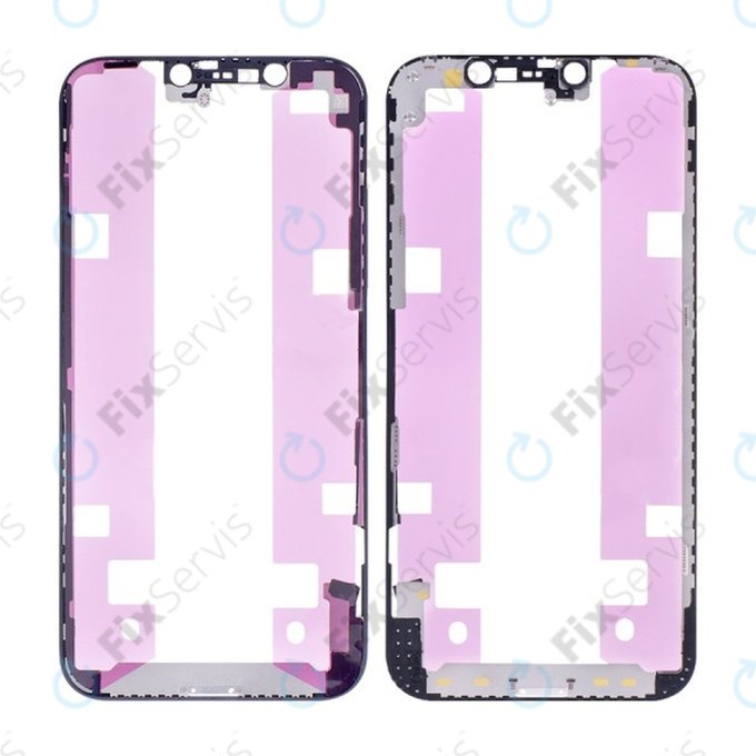 Apple iPhone 12, 12 Pro - Predný Rám + Lepka Adhesive