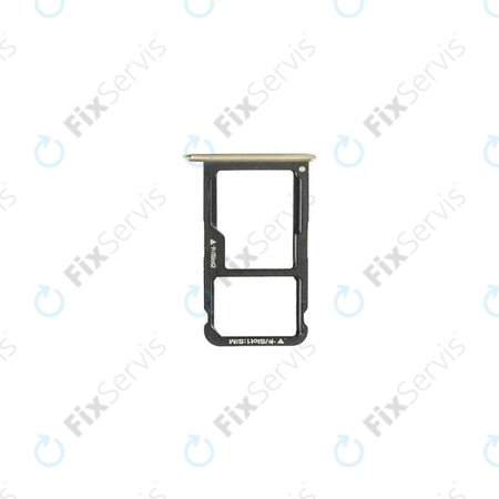 Huawei P9 Lite - SIM/SD Slot (Gold) - 51661ACP Genuine Service Pack