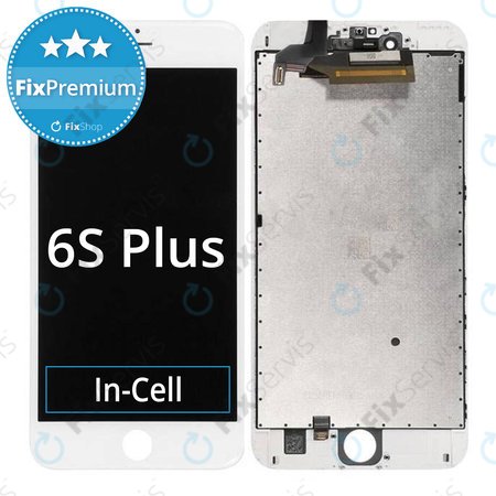 Apple iPhone 6S Plus - LCD Displej + Dotykové Sklo + Rám (White) In-Cell FixPremium