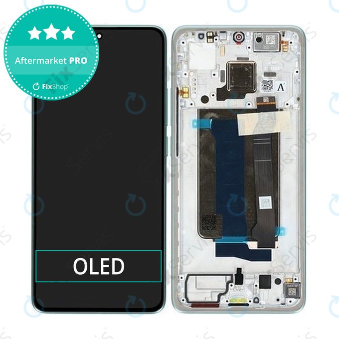 Xiaomi Poco X7 Pro 2412DPC0AG - LCD Displej + Dotykové Sklo + Rám (Green) OLED