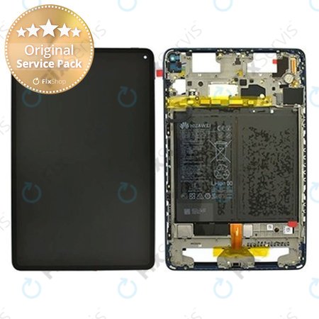 Huawei MatePad Pro - LCD Displej + Dotykové Sklo + Rám + Batéria (Midnight Grey) - 02353KJQ