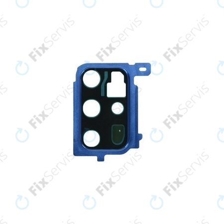 Samsung Galaxy S20 Plus G985F - Rám Sklíčka Zadnej Kamery (Aura Blue) - GH98-45004H Genuine Service Pack