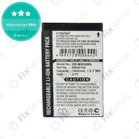 Batéria pre Motorola i930, i920, i95, 1000mAh, Li-Ion, 3.7V, SNN5705, HQ