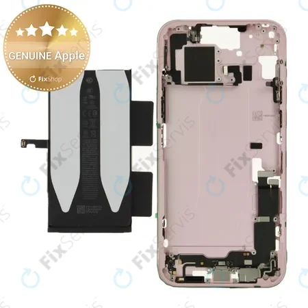 Stredný Rám s Batériou pre iPhone 15 Plus | Pink | ZD076-00675 | Genuine Apple