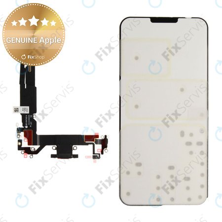Nabíjací Konektor + Flex Kábel pre iPhone 16 | Black | 923-11222 | Genuine Apple