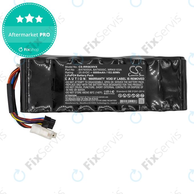 Batéria pre Robomow, Wolf Garten, Cub Cadet, 6000mAh, LiFePO4, 25.6V, MRK6103A, HQ