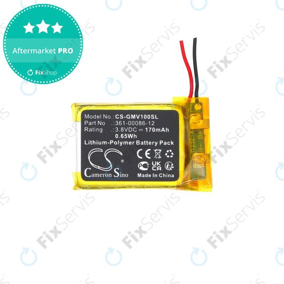 Batéria pre Garmin Femix 6s Pro, Venu, 170mAh, Li-Pol, 3.8V, 361-00086-12, HQ