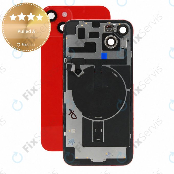 Sklo zadného housingu pre iPhone 14 Plus, (PRODUCT)RED, Pulled A