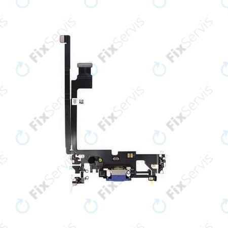 Apple iPhone 12 Pro Max - Nabíjací Konektor + Flex Kábel (Blue)