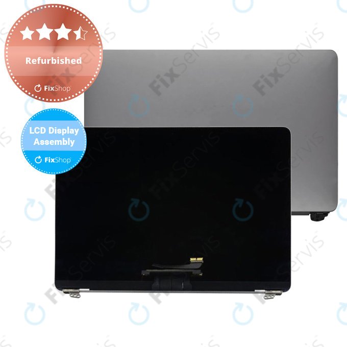 Apple MacBook 12" A1534 (Early 2016 - Mid 2017) - LCD Displej + Predné Sklo + Kryt (Space Gray) Refurbished