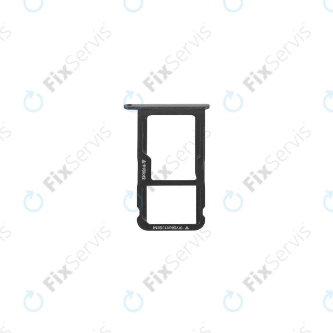 Huawei P8 Lite ALE-L21, P9 Lite (2017) PRA-L21 - SIM Slot (Black) - 51661CYH Genuine Service Pack