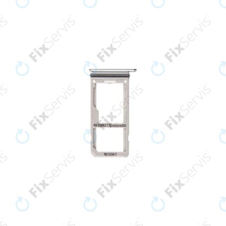 Samsung Galaxy S8 Plus G955F - SIM/SD Slot (Arctic Silver) - GH98-41557B Genuine Service Pack