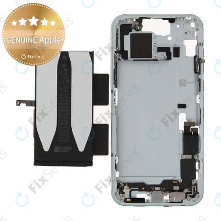 Stredný Rám s Batériou pre iPhone 15 Plus | Blue | ZD076-00677 | Genuine Apple