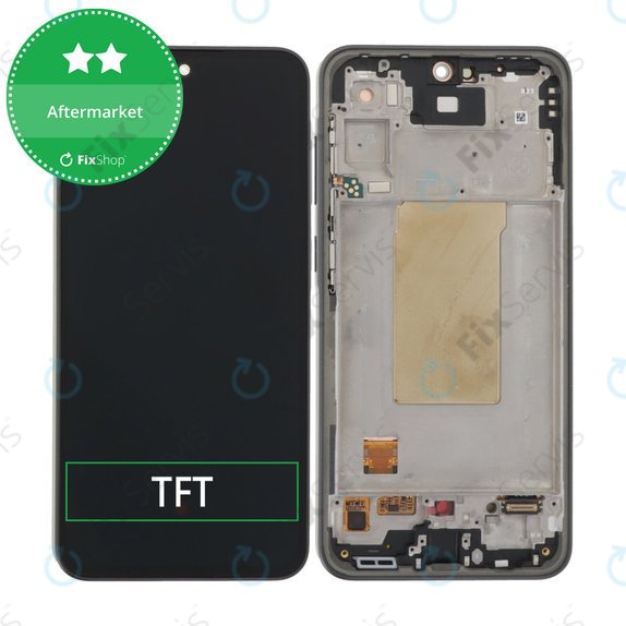 Samsung Galaxy A36 A366E - LCD Displej + Dotykové Sklo + Rám (Awesome Black) TFT