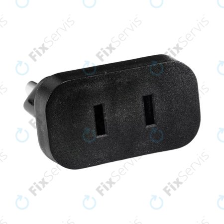 220V Napájací adaptér z US do EU (Čierny)