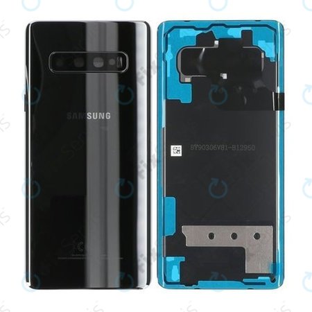 Samsung Galaxy S10 Plus G975F - Batériový Kryt (Ceramic Black) - GH82-18867A Genuine Service Pack