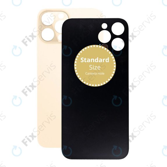 Apple iPhone 12 Pro - Sklo Zadného Housingu (Gold)