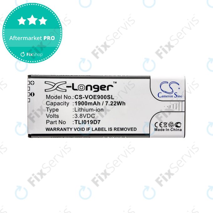 Batéria pre Alcatel 1 Dual Sim, TCL 5033, Vodafone VFD, Telstra, 1900mAh, Li-Ion, 3.8V, TLI019D7, HQ