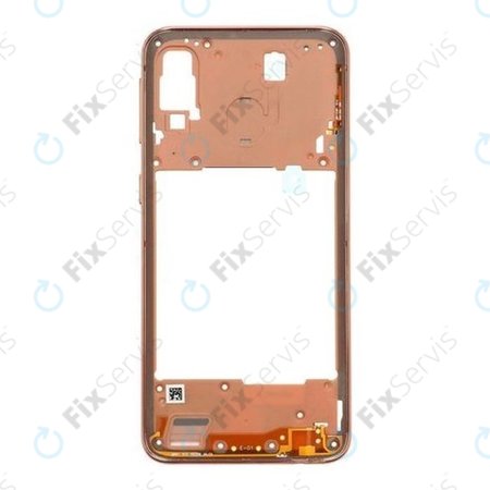 Samsung Galaxy A40 A405F - Stredný Rám (Coral) - GH97-22974D Genuine Service Pack