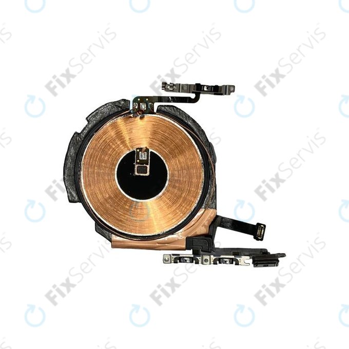 Apple iPhone 12 Mini - Čip Bezdrôtového Nabíjania + Flex Kábel Tlačidiel Zapínania + Hlasitosti + NFC