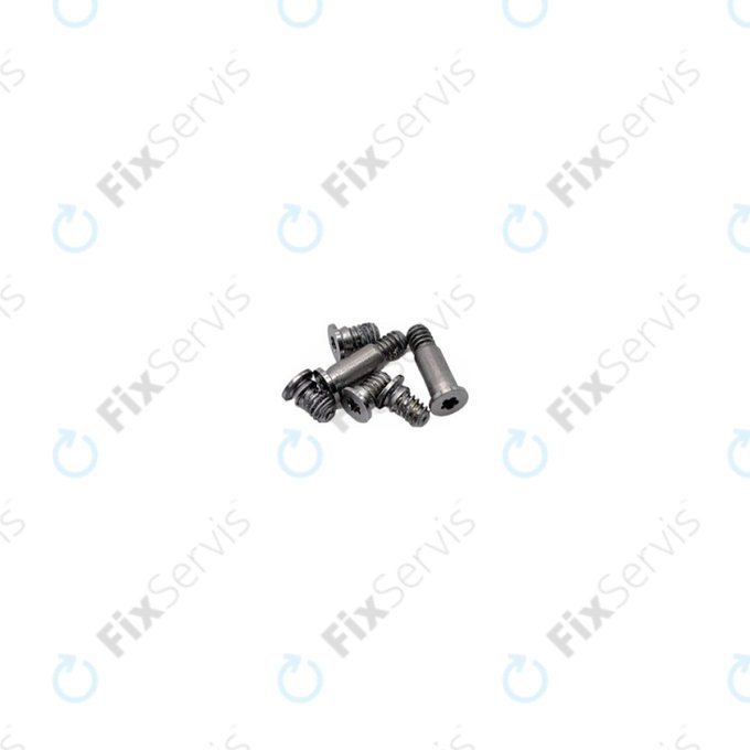 Apple MacBook Pro 16" A2141 (2019) - Set Spodných Skrutiek (Silver)