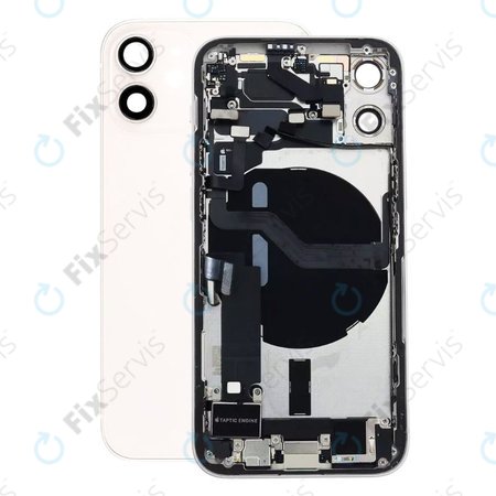 Apple iPhone 12 Mini - Zadný Housing s Malými Dielmi (White)