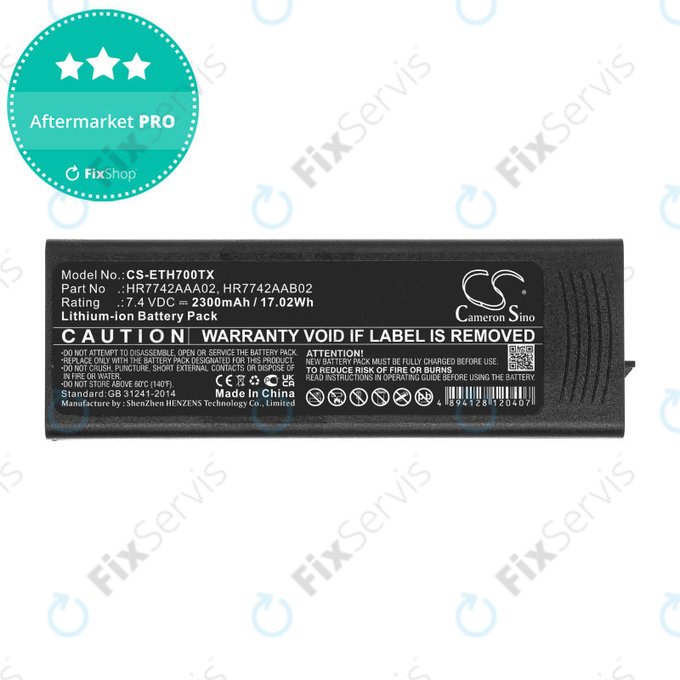 Batéria pre EADS P3G, TPH700, 2300mAh, Li-Ion, 7.4V, HR7742AAA02, HQ