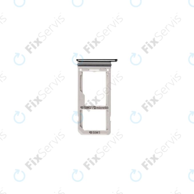 Samsung Galaxy S8 Plus G955F - SIM/SD Slot (Midnight Black) - GH98-41557A Genuine Service Pack