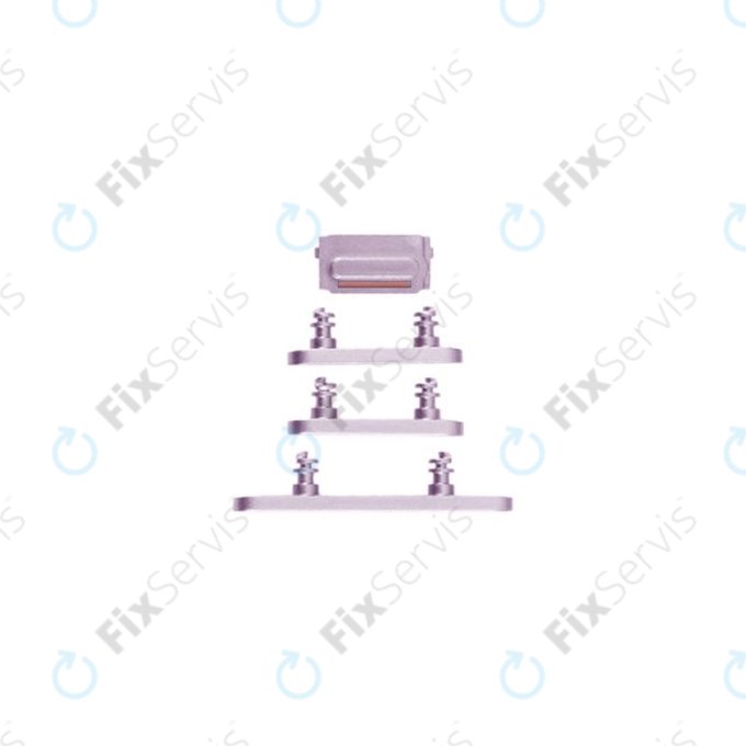 Apple iPhone 14 Plus - Bočné Tlačidlá (Purple)